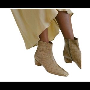 LOQ matea in pepita croc ivory summer spring perfection!